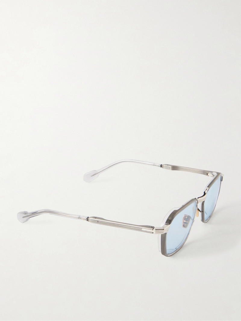 Beckett D-Frame Titanium and Acetate Sunglasses 4