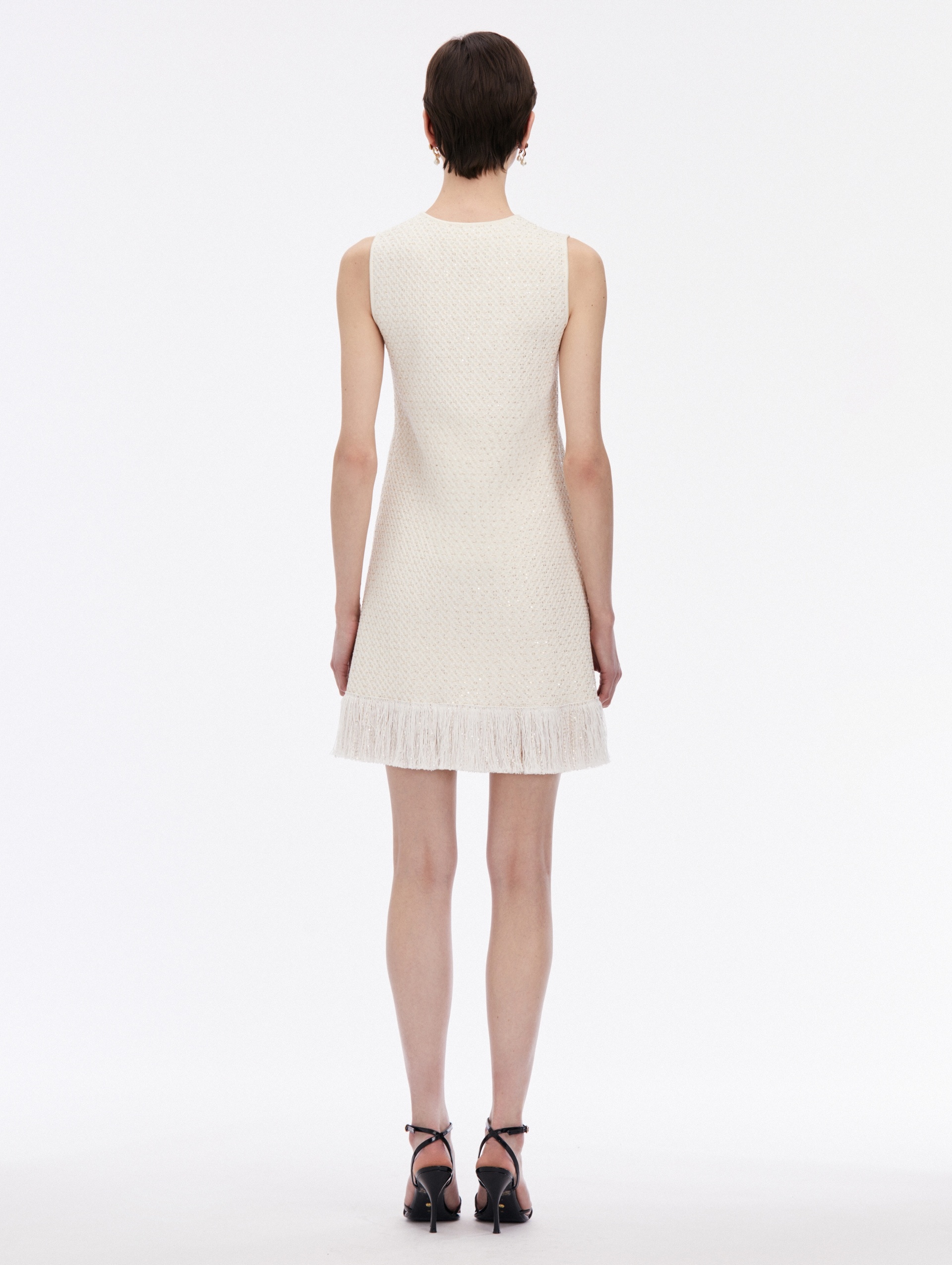 SEQUIN TWEED MINI DRESS - 2