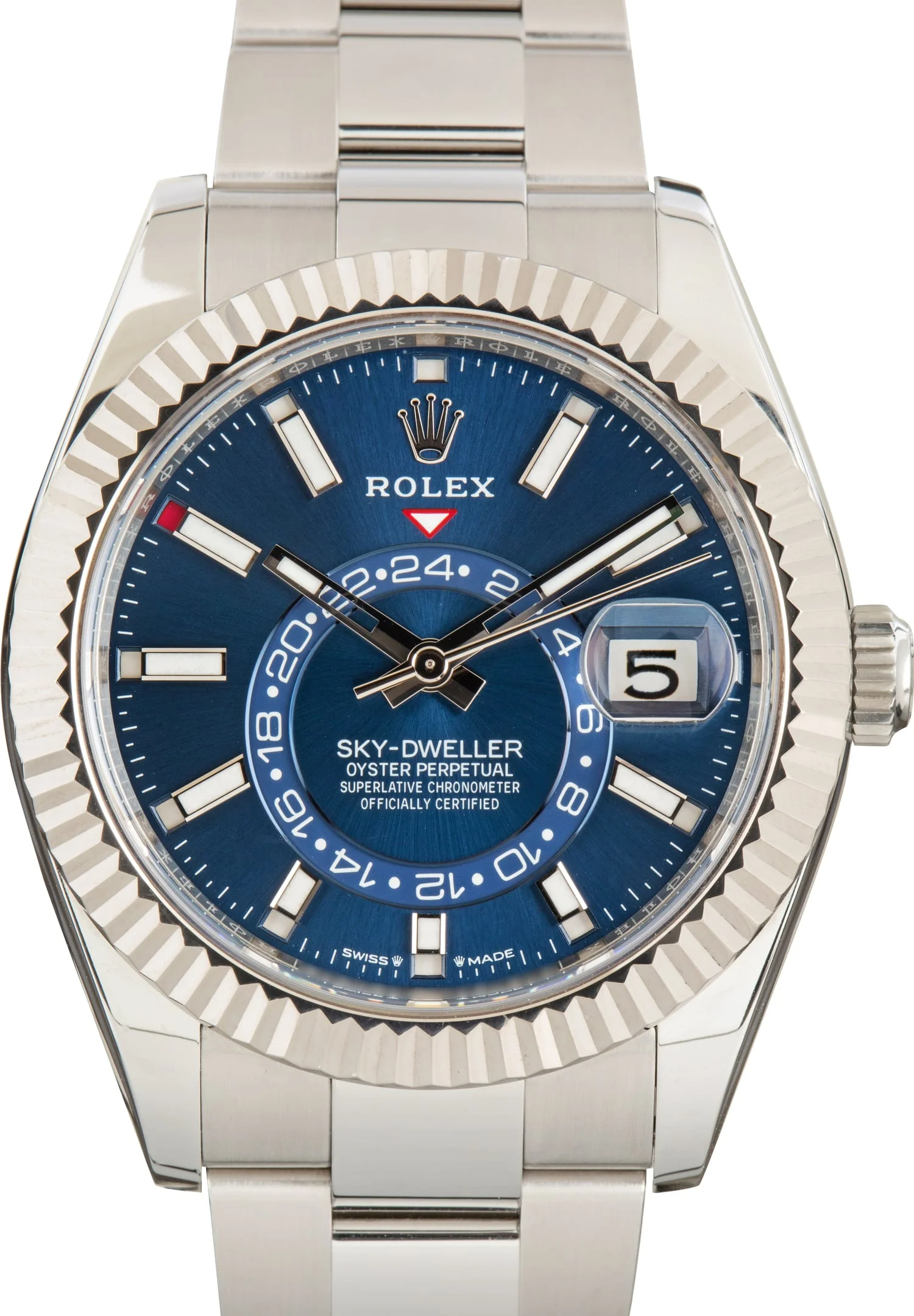 Pre-Owned Rolex Sky-Dweller Steel 336934 Blue Dial - 1