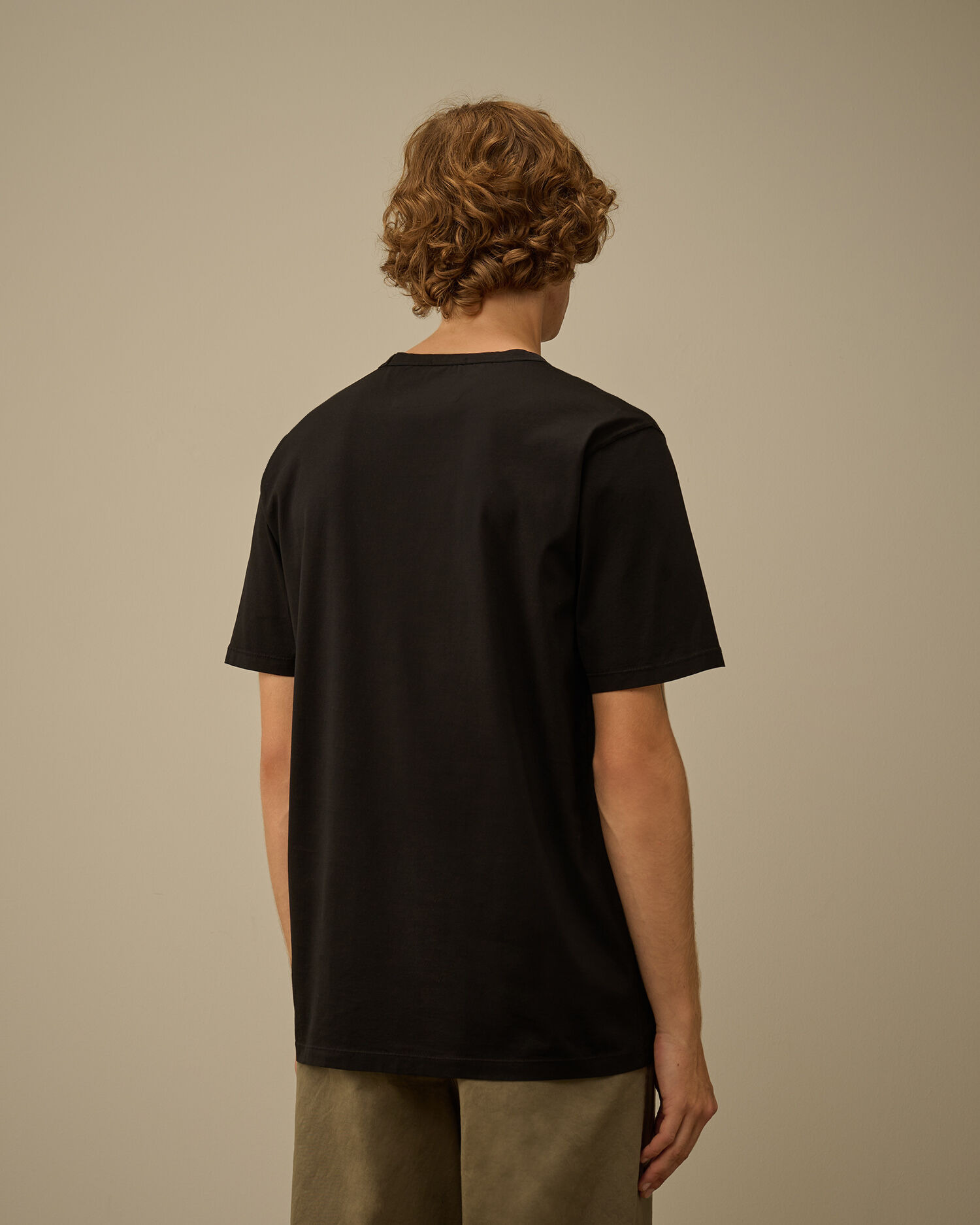 Mercerized 70/2 Jersey Gasato Short Sleeve Logo T-Shirt - 4