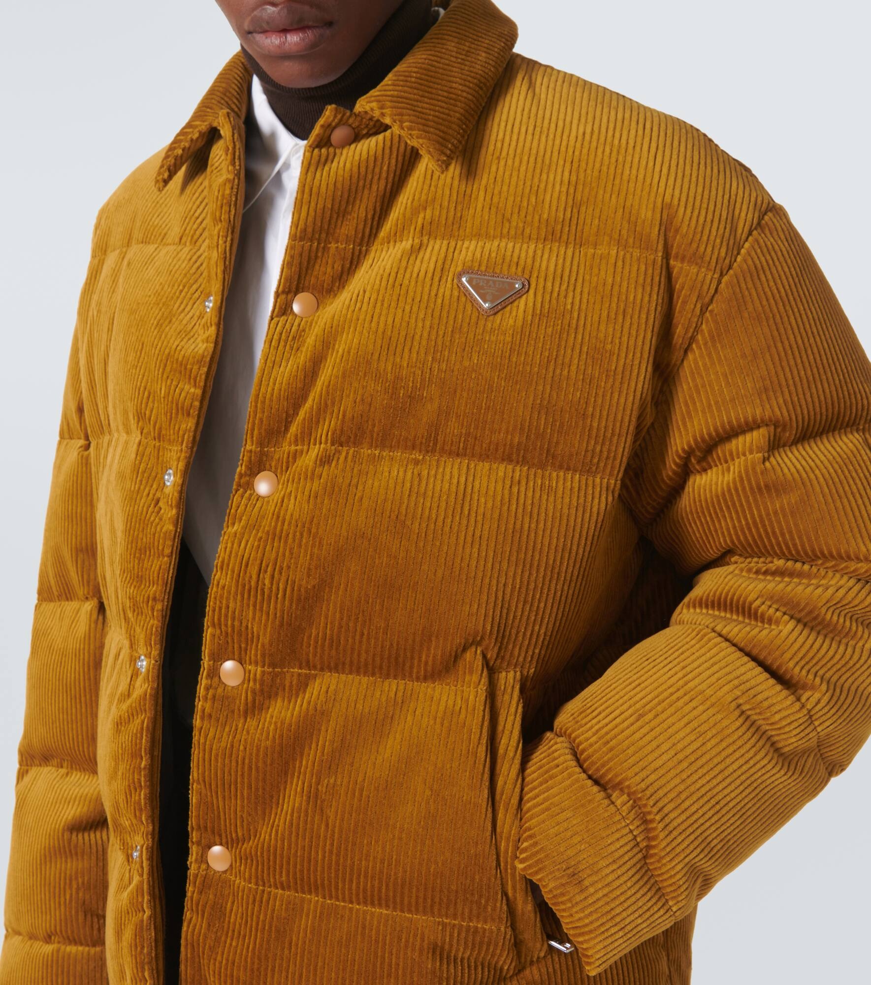 Cotton corduroy puffer jacket - 5