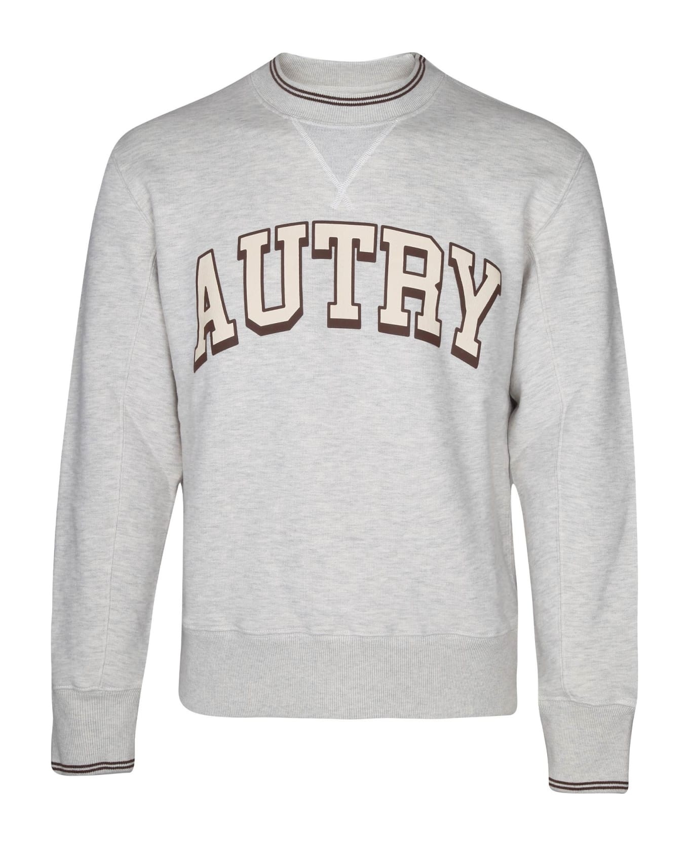 Sweatshirt In Fleece Cotton With Logo - 1