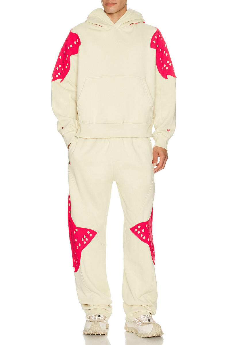 Kiko Kostadinov Perforated Fleece Hoodie outlook