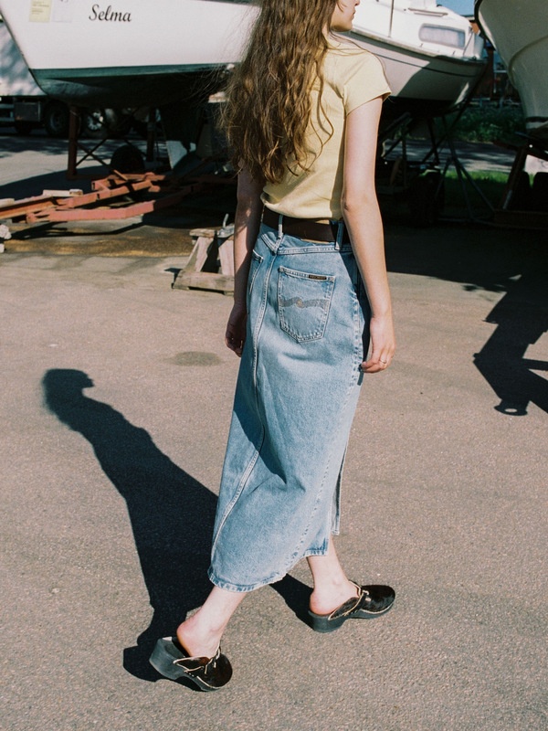 Anna Denim Skirt Desert - 2