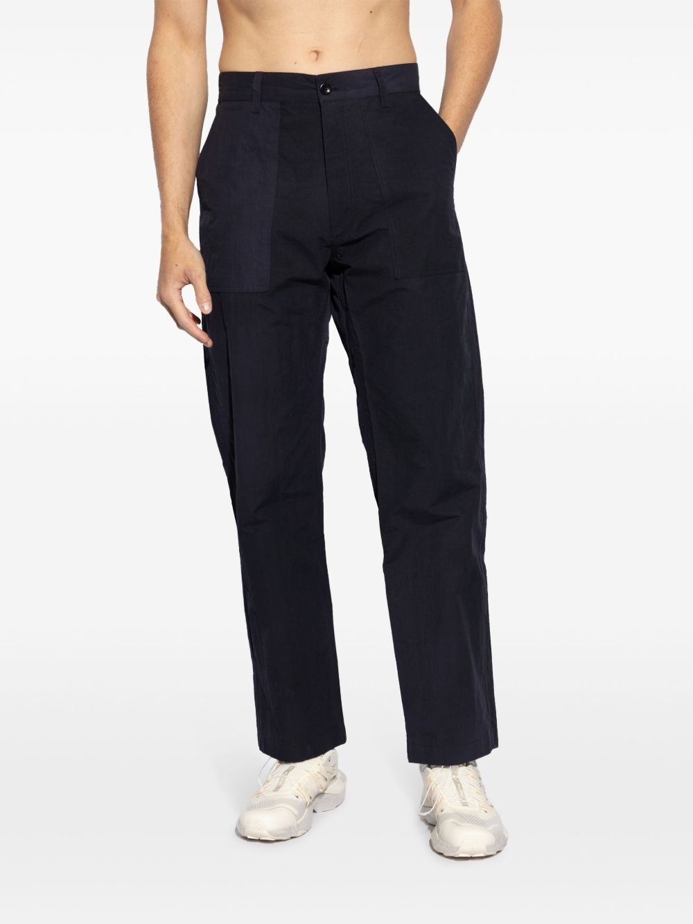 NORSE PROJECTS high-rise straigh-leg trousers | REVERSIBLE