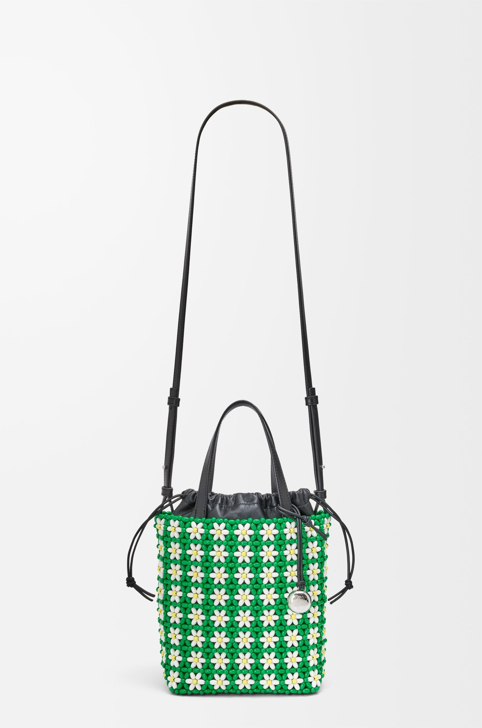 Mini tote in beads and lambskin - 6