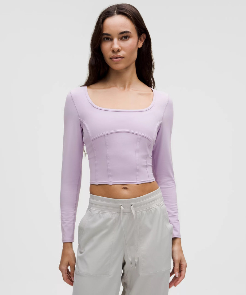 Waist-Seamed Nulu Long-Sleeve Shirt 1
