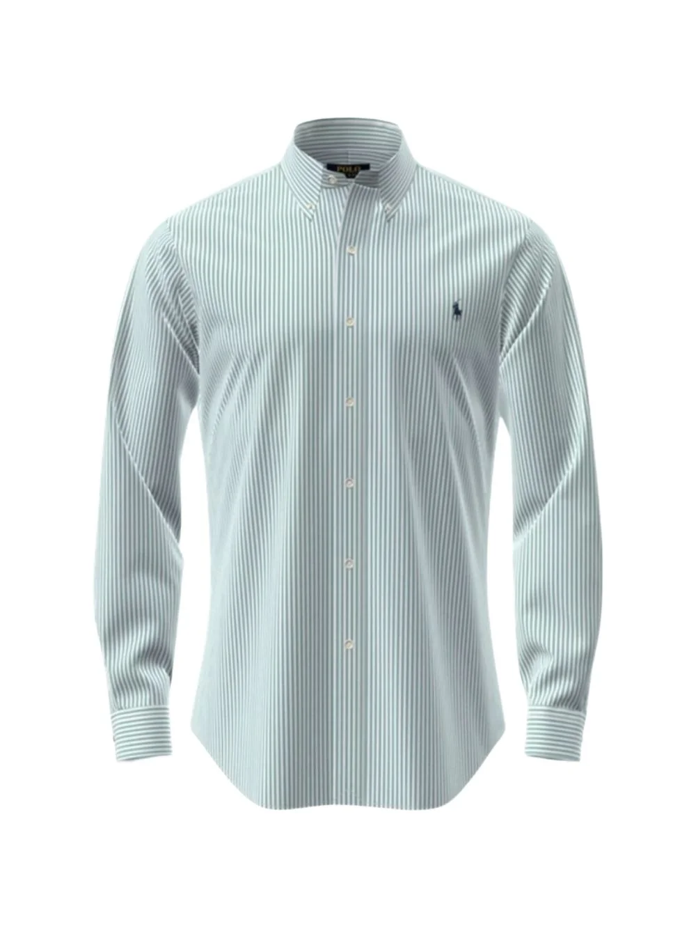 striped buttoned shirt - 1