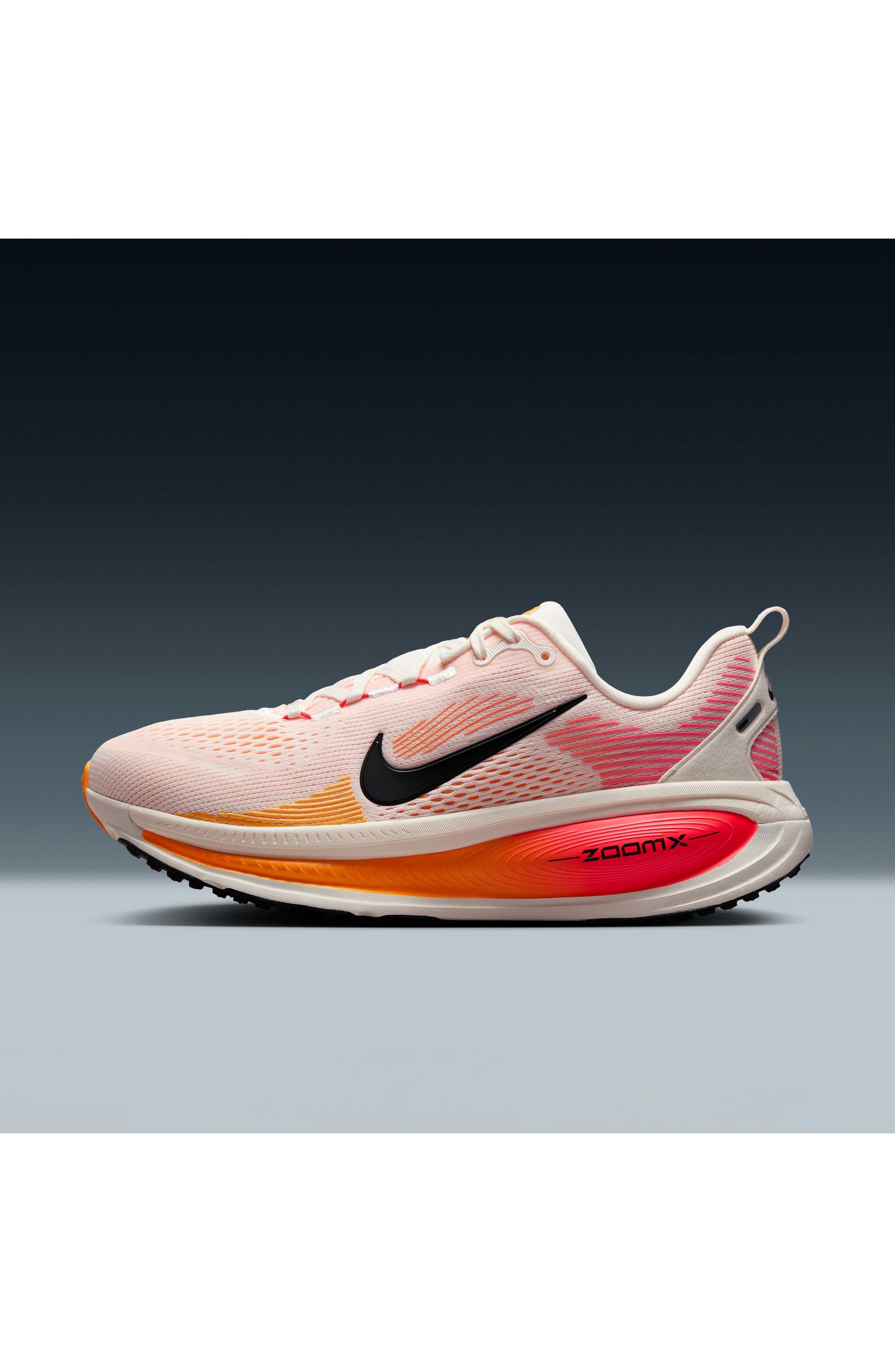 Nike Vomero 18 Running Shoe in Sail/Crimson/Orange/Black at Nordstrom - 2