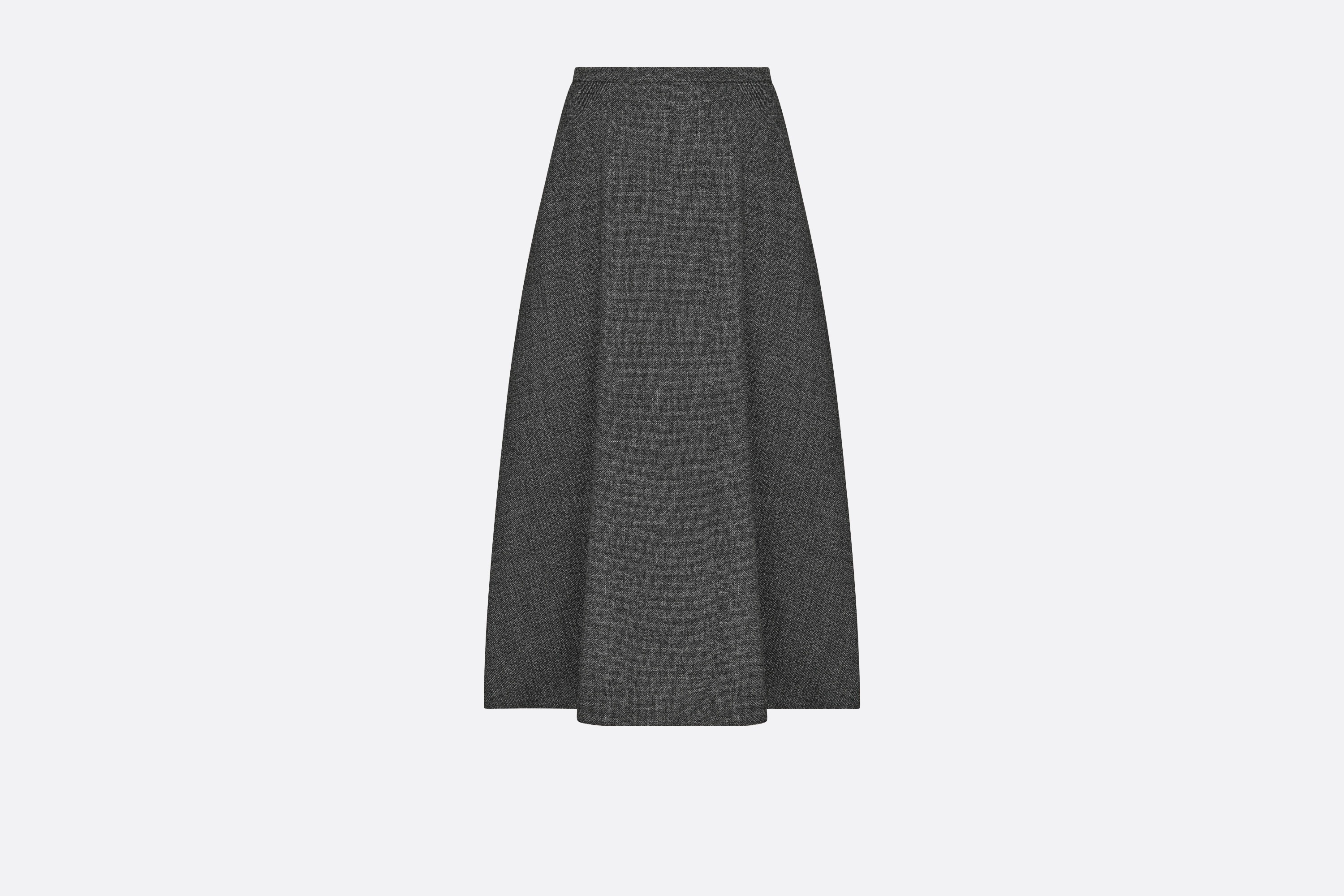 Flared Mid-Length Skirt - 1