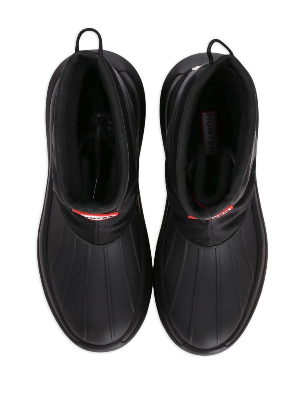 x Hunter logo-patch boots - 4