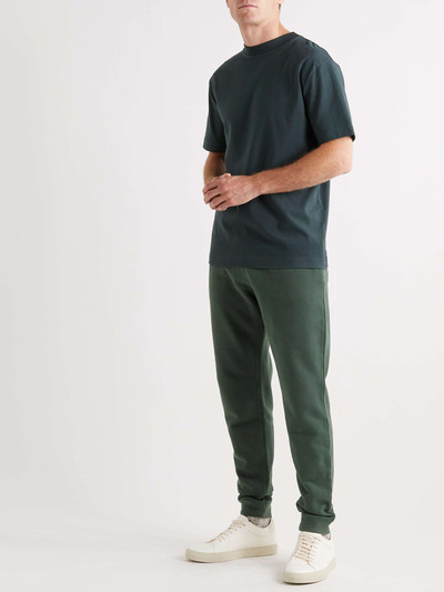 Sunspel Tapered Brushed Cotton-Jersey Sweatpants outlook