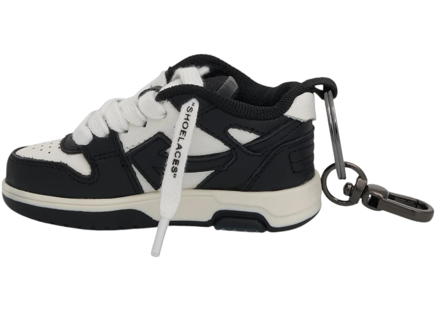OFF-WHITE Out Of Office Keychain White/Black (OMZG094C99PLA0010110) - 2