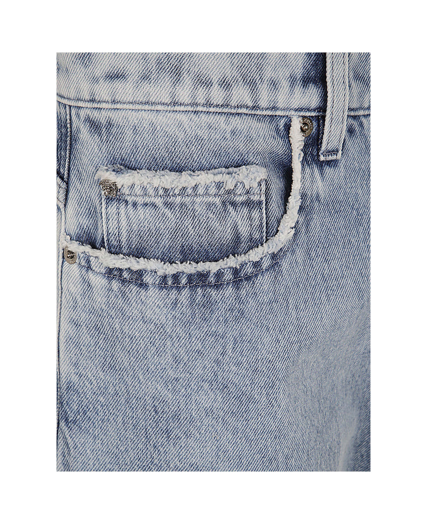 Pant Denim Stop Denim Blue S.stone Wash Blue Raw Cut - 3