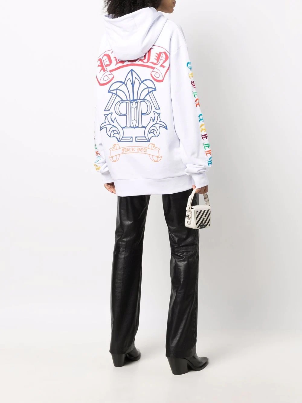 Gothic Plein embroidered pullover hoodie - 3