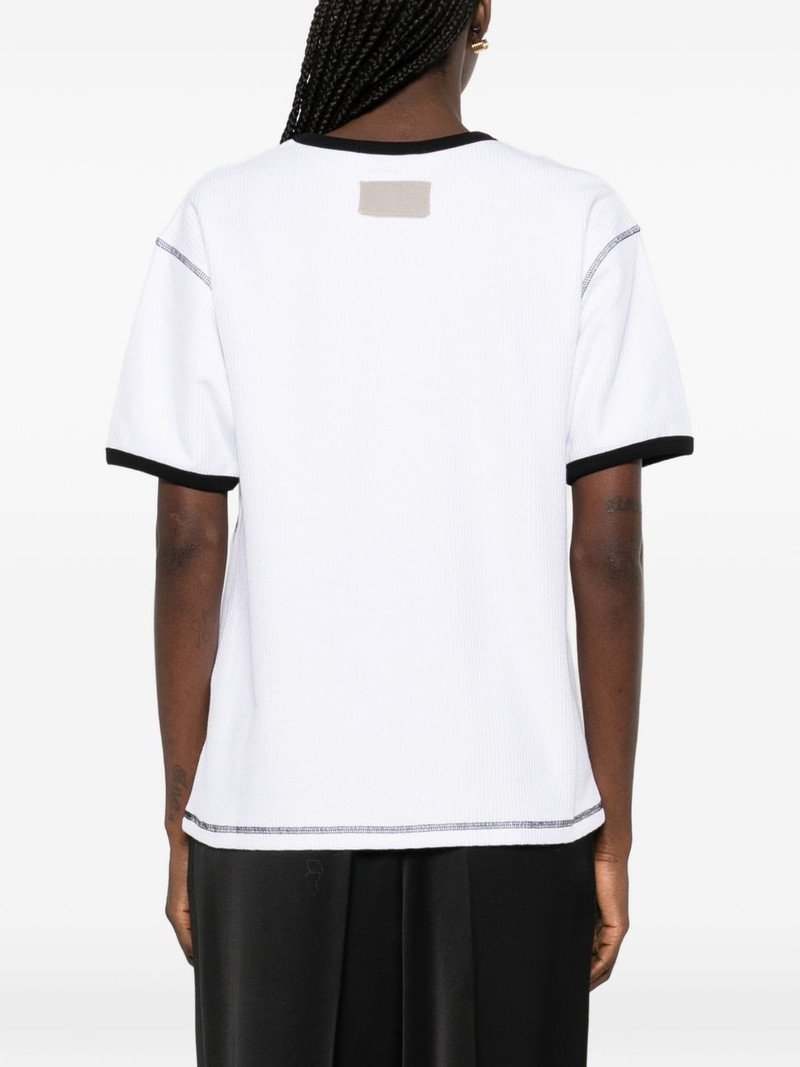 waffle trim T-shirt 4