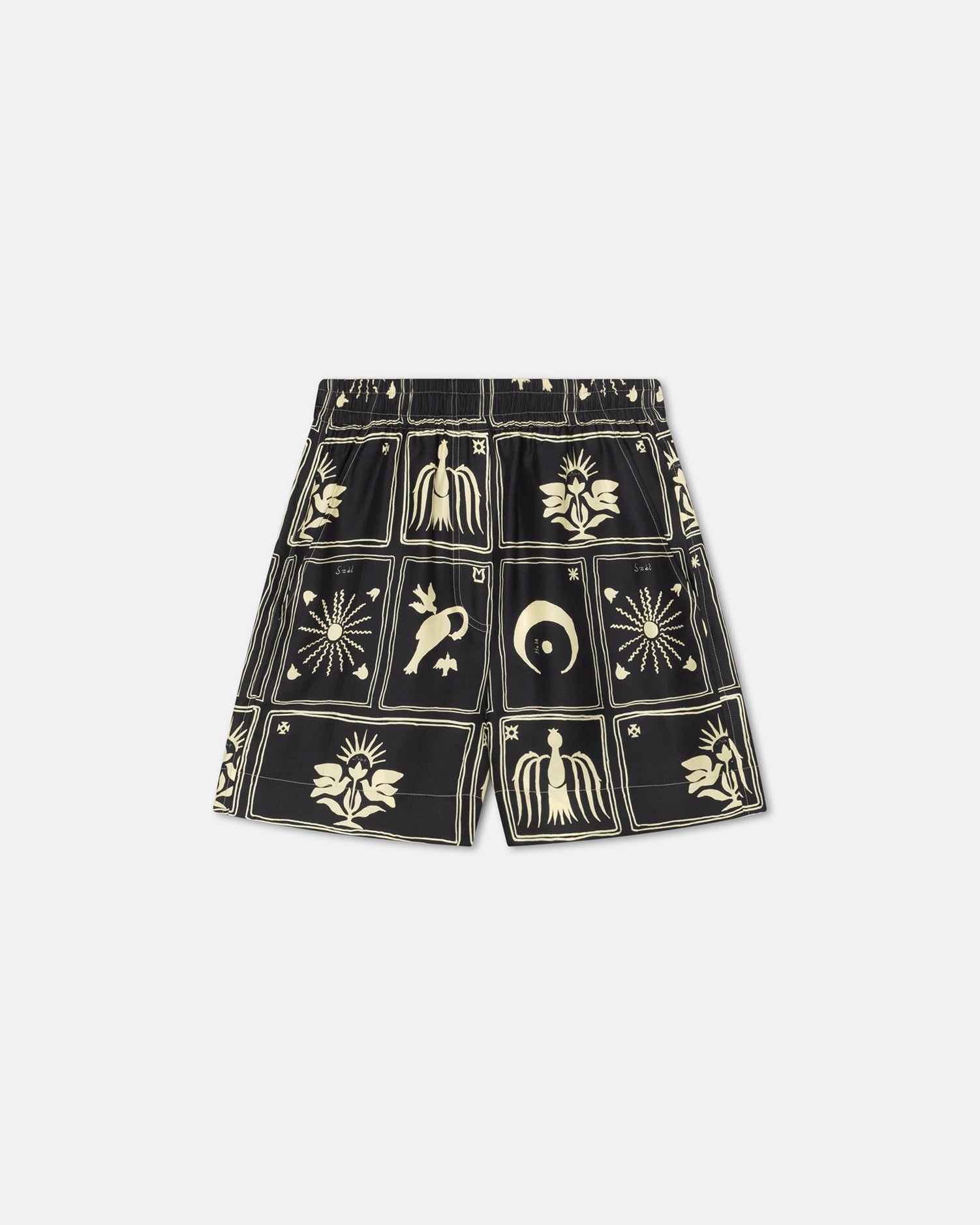 Printed Silk-Twill Boxer Shorts - 7