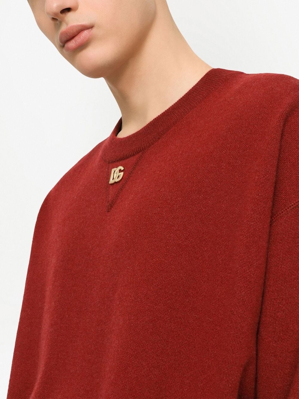 DG logo cashmere sweatshirt - 5