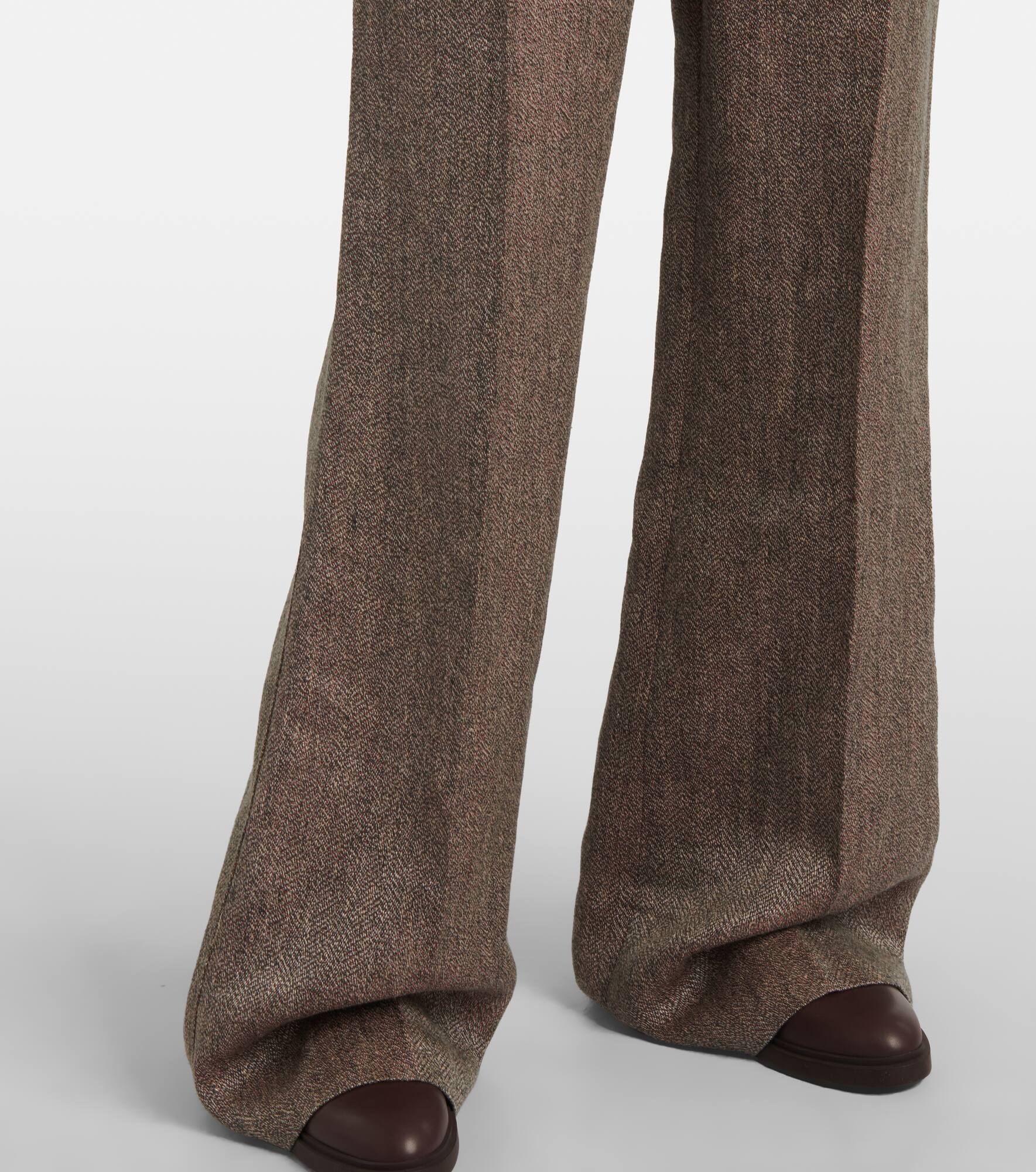 Korbin linen wide-leg pants - 5