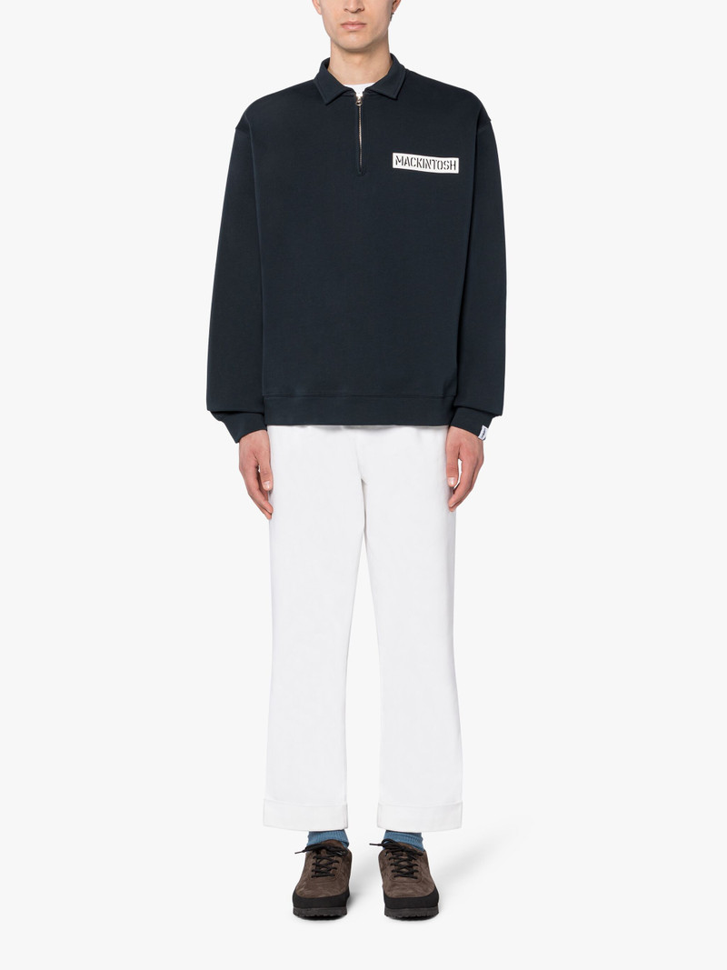 Mackintosh NAVY COTTON BOX LOGO SWEATSHIRT outlook