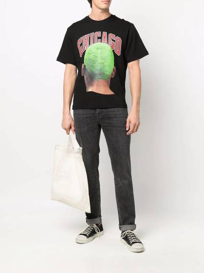 ih nom uh nit graphic-print cotton T-shirt outlook