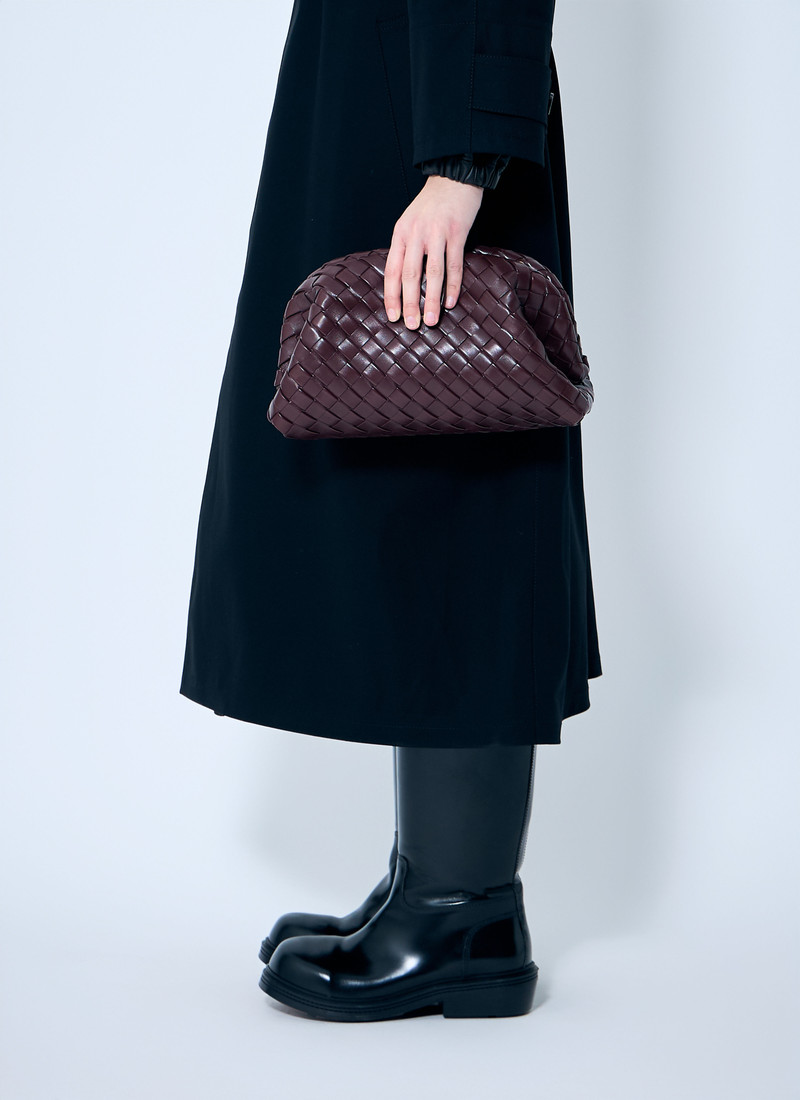 Bottega Veneta Burgundy Lauren 1980 Clutch outlook