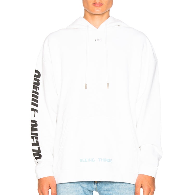 Off-White Photocopy Hooded Sweatshirt 'White' OMBB009F171920470188 - 4