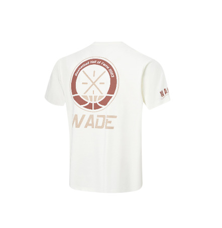 Li-Ning Way of Wade Hall of Fame 2023 T-Shirt 5 'White Beige' AHST939-3 - 2