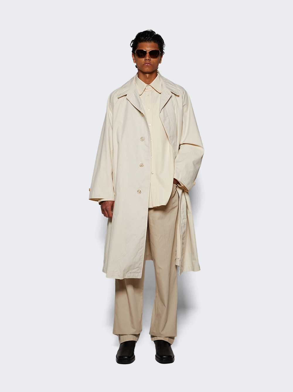 Trench Coat Ivory - 5