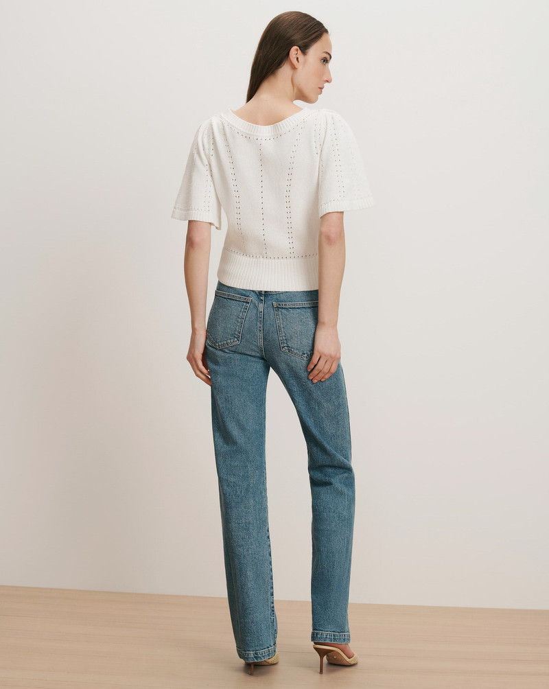 RHENNAN POINTELLE KNIT TOP 5