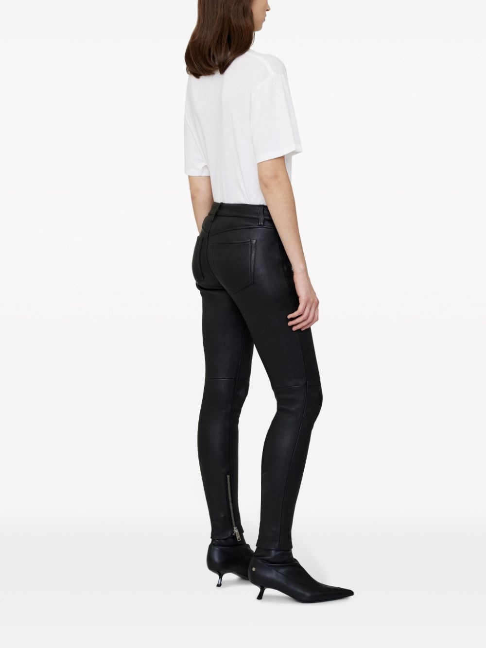 Remy leather skinny trousers - 3