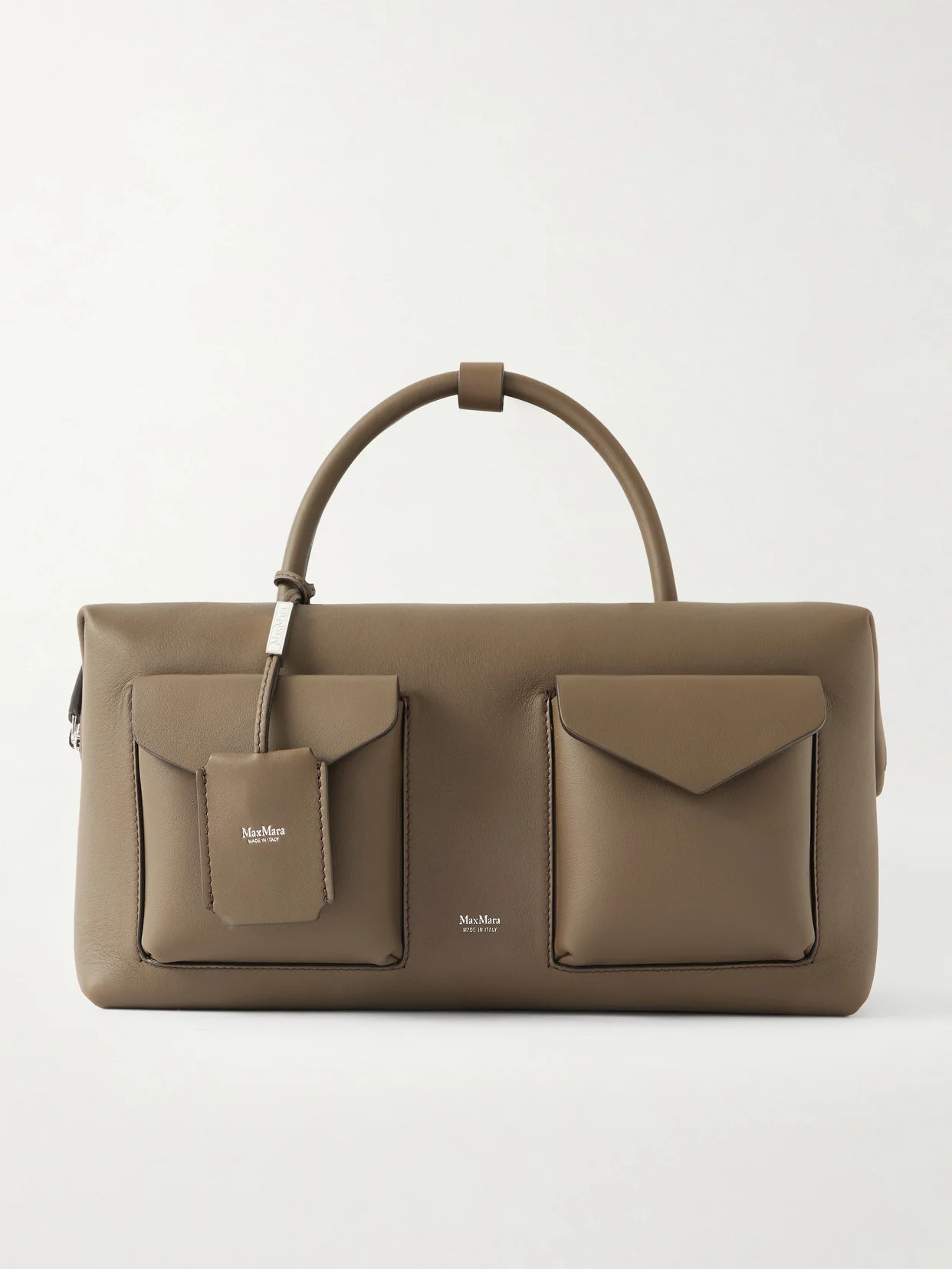 Textured-leather Tote - 1