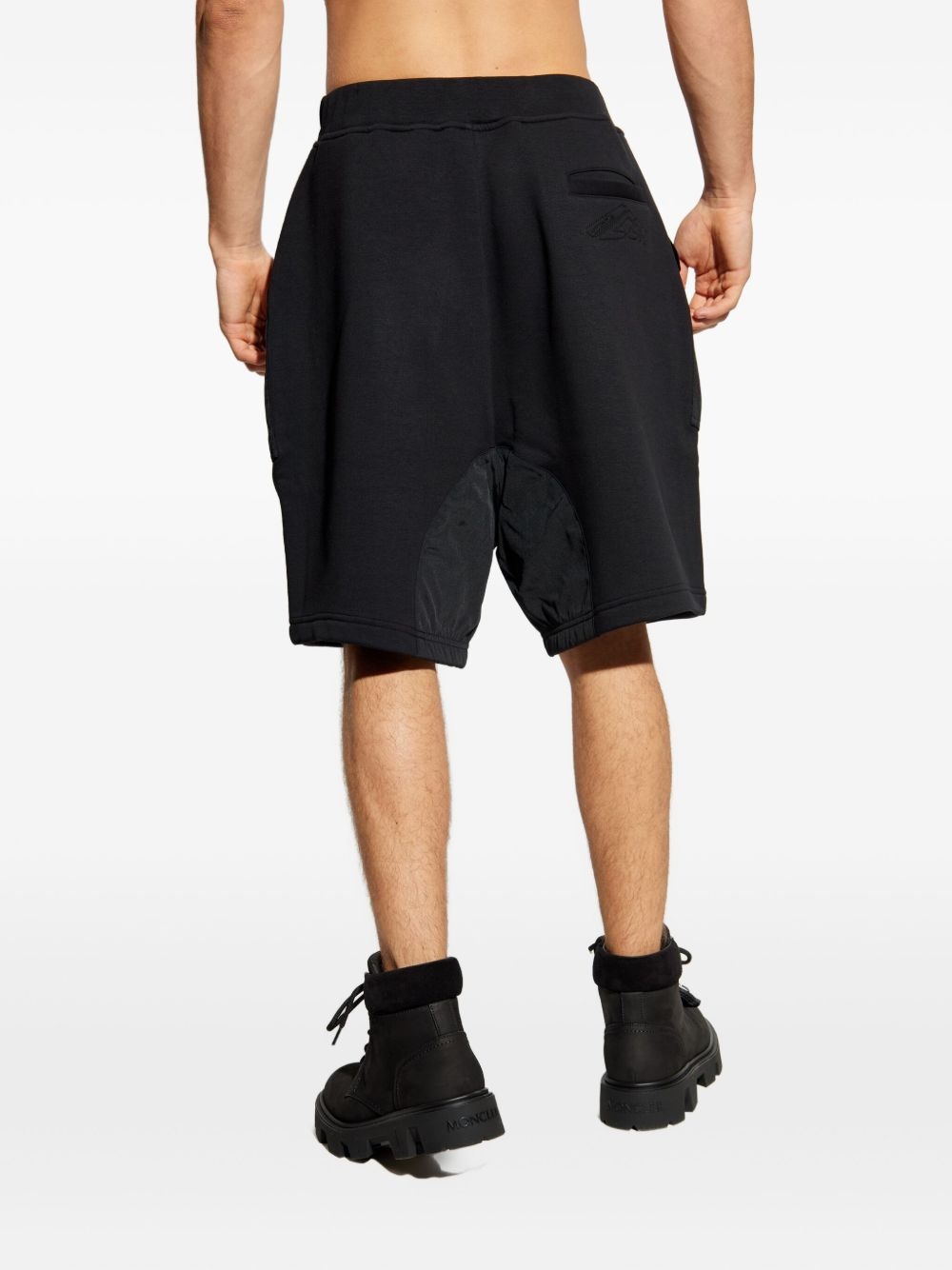 panelled drawstring shorts - 4