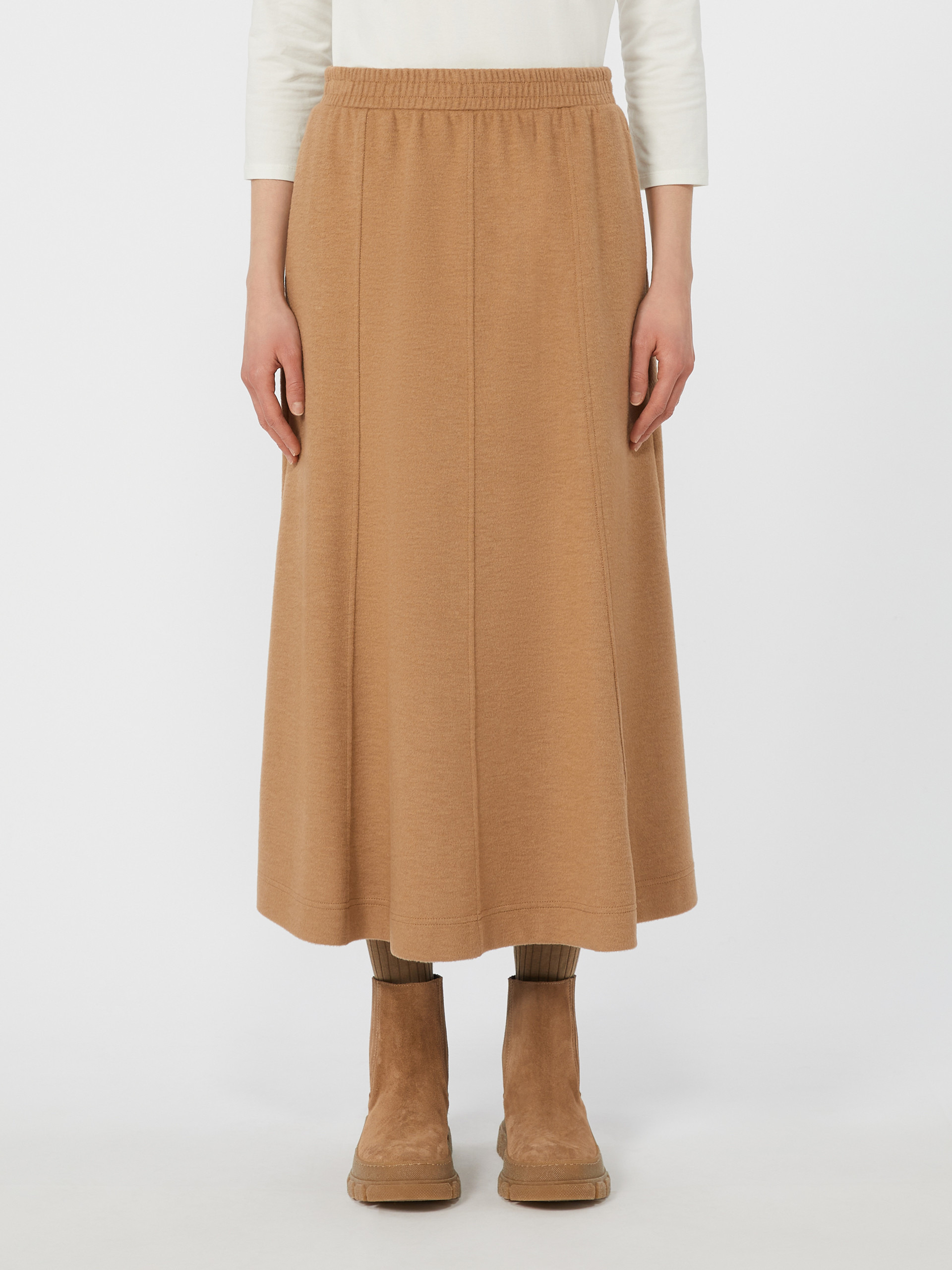 CIRCEO Drap-effect jersey skirt - 3
