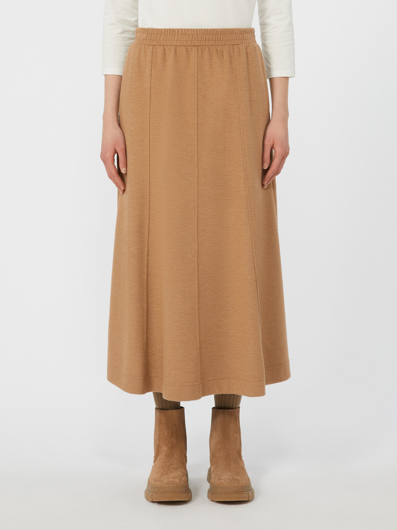 CIRCEO Drap-effect jersey skirt 3