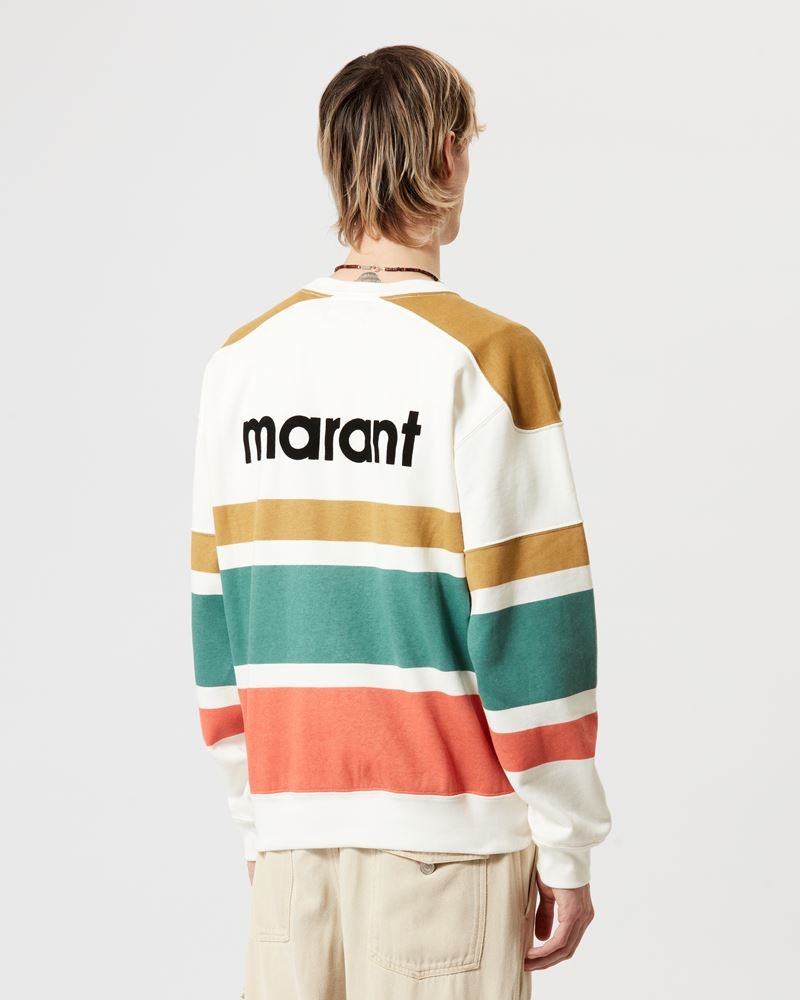 meyoan striped logo sweatshirt - 5