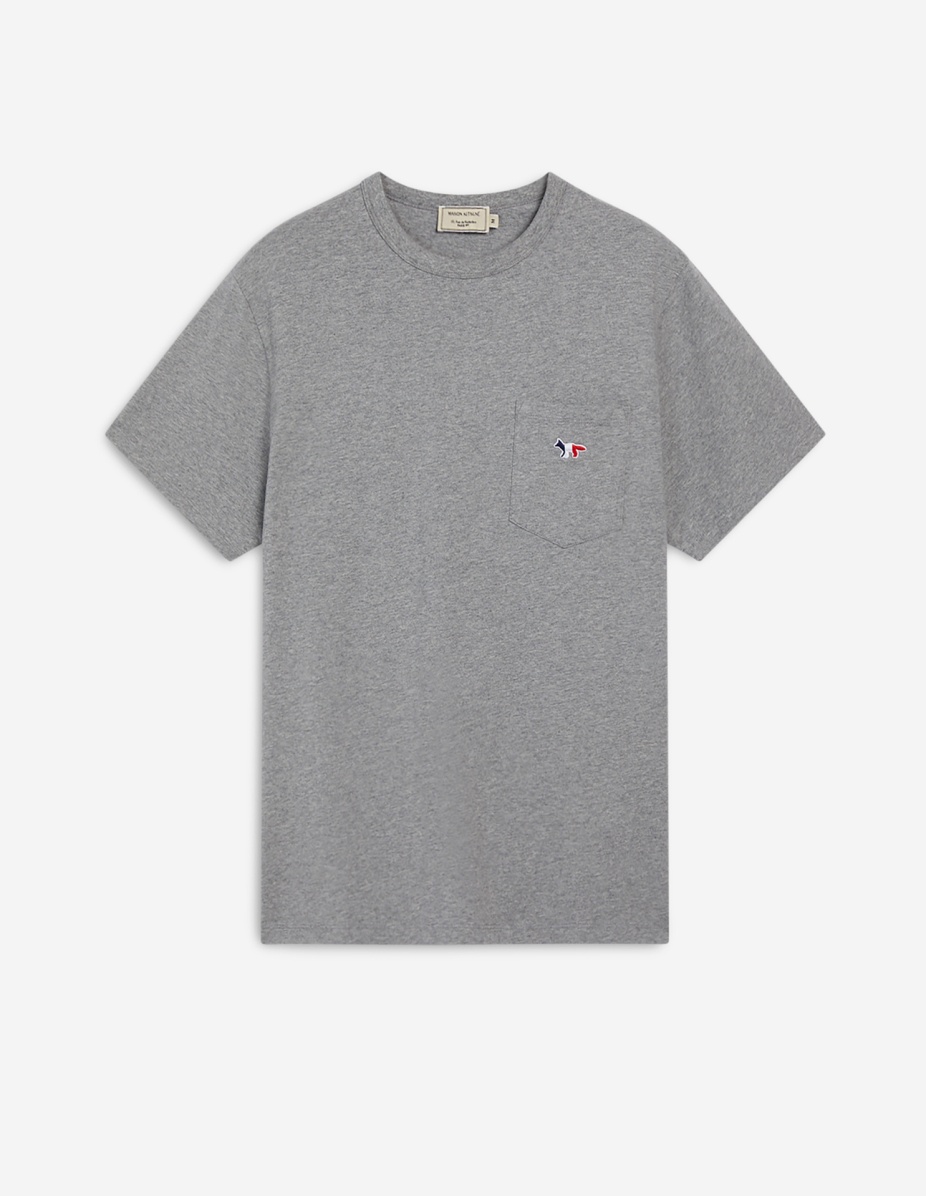 TRICOLOR FOX PATCH  CLASSIC POCKET TEE-SHIRT - 1