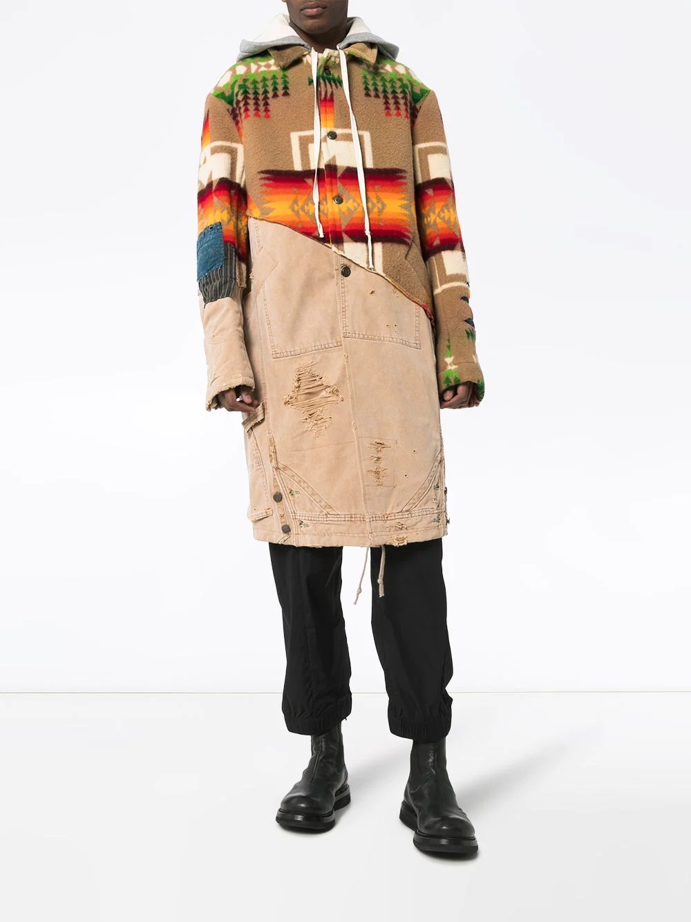 50/50 hooded coat - 3