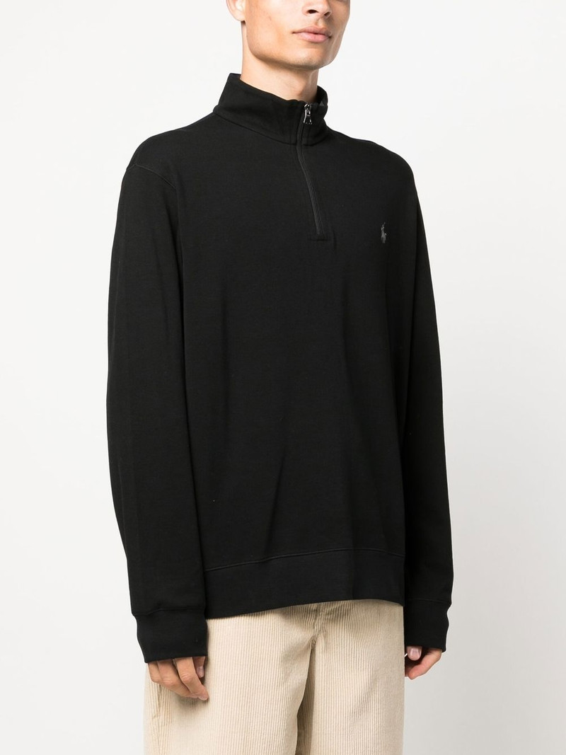 logo patch half-zip pullover 3