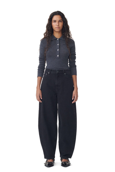 GANNI WASHED BLACK STARY JEANS outlook