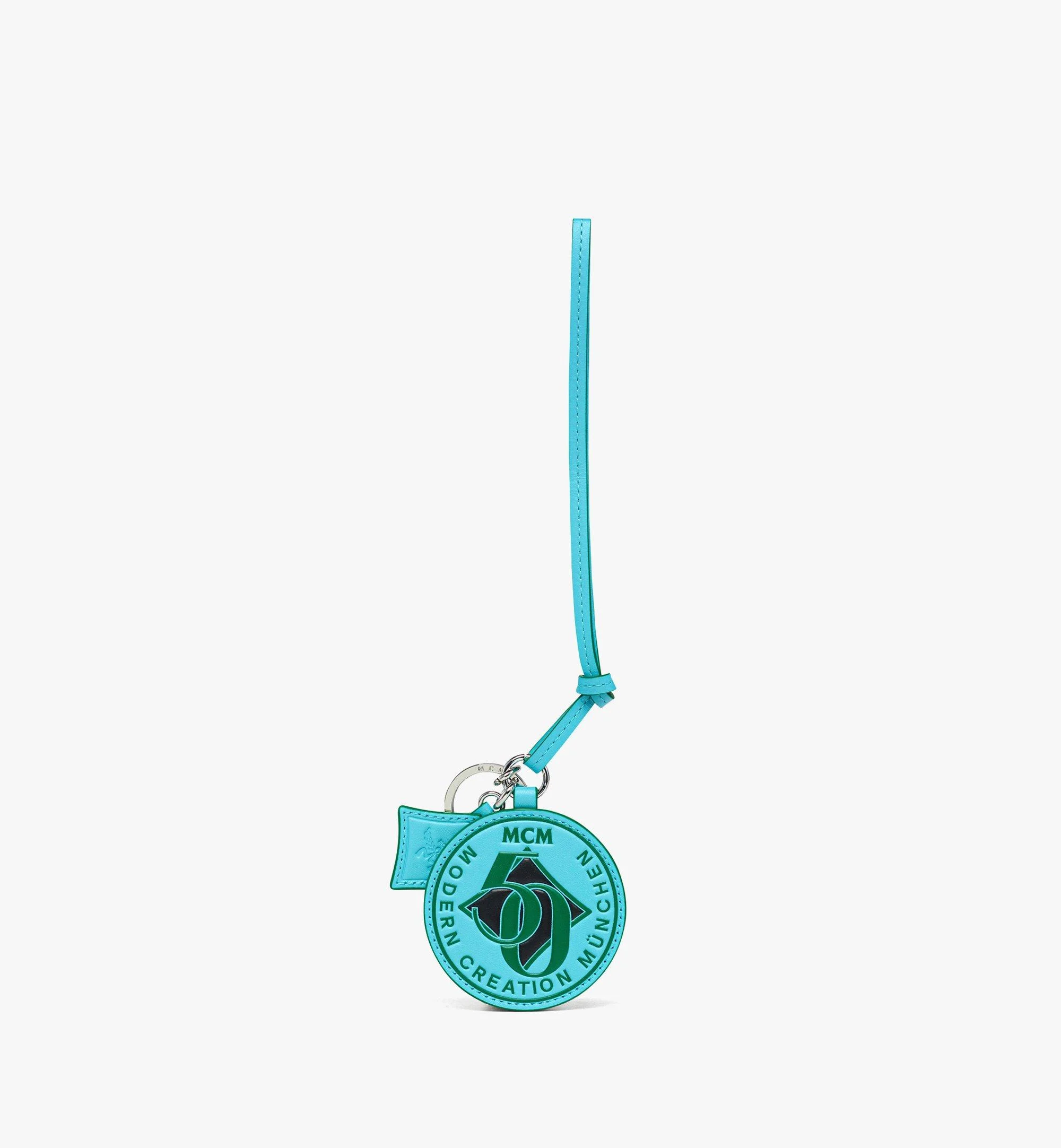 M50 Logo Charm in Visetos Leather Mix - 1