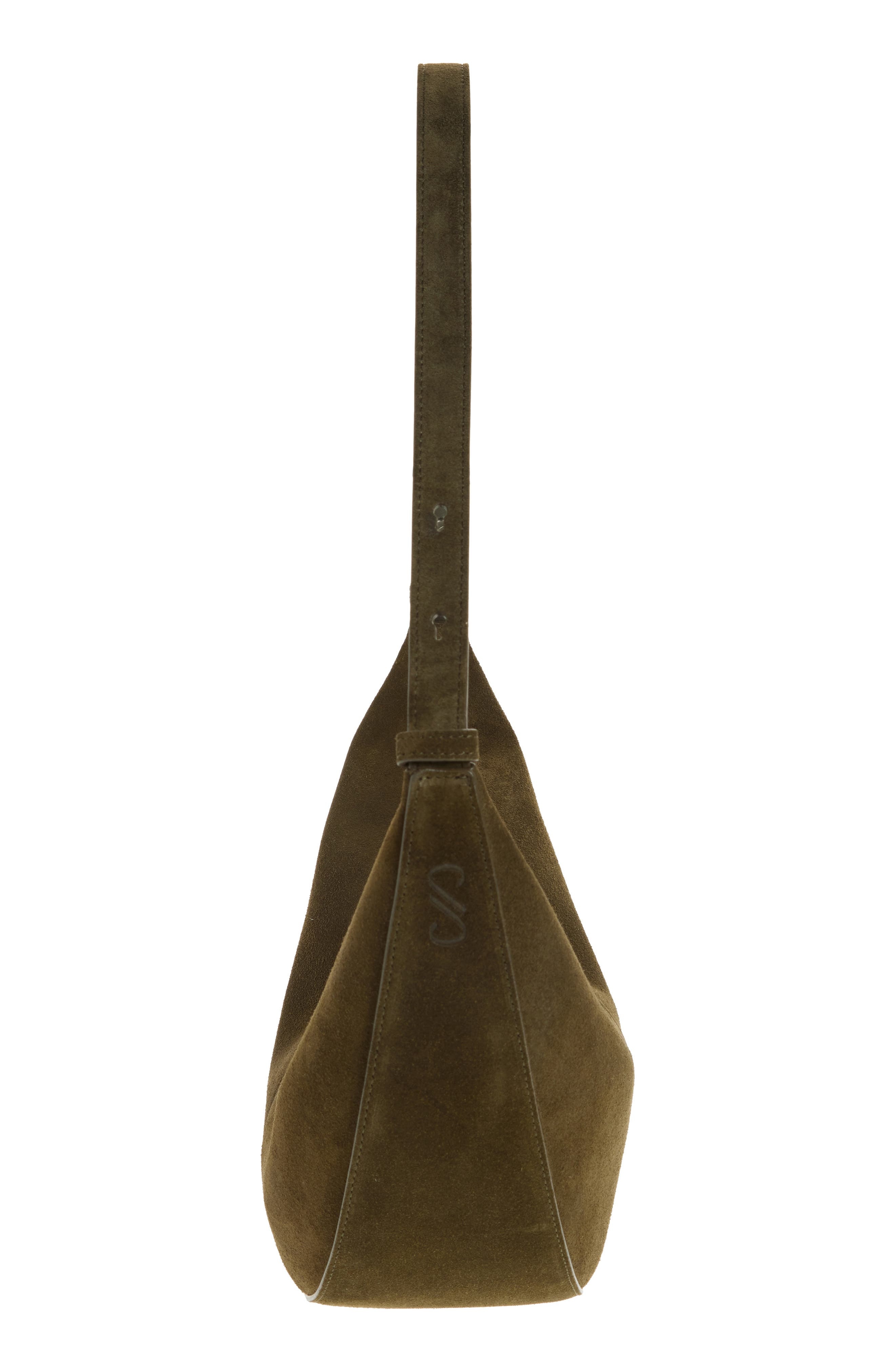 Proenza Schouler Slide Suede Hobo Bag in Olive at Nordstrom - 6