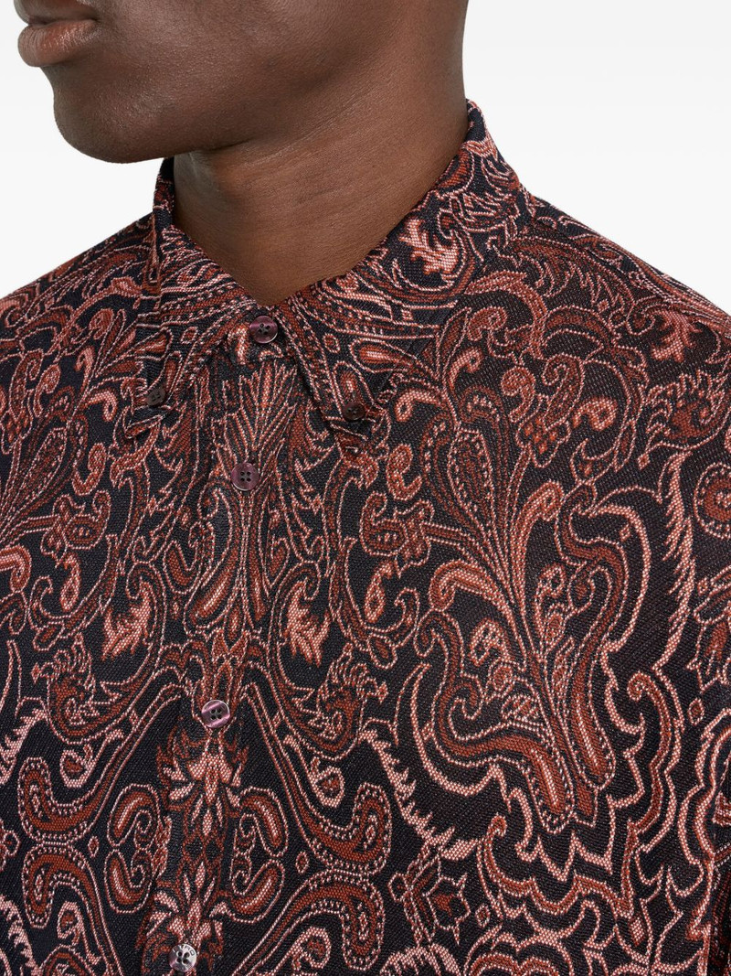paisley-jacquard shirt 4