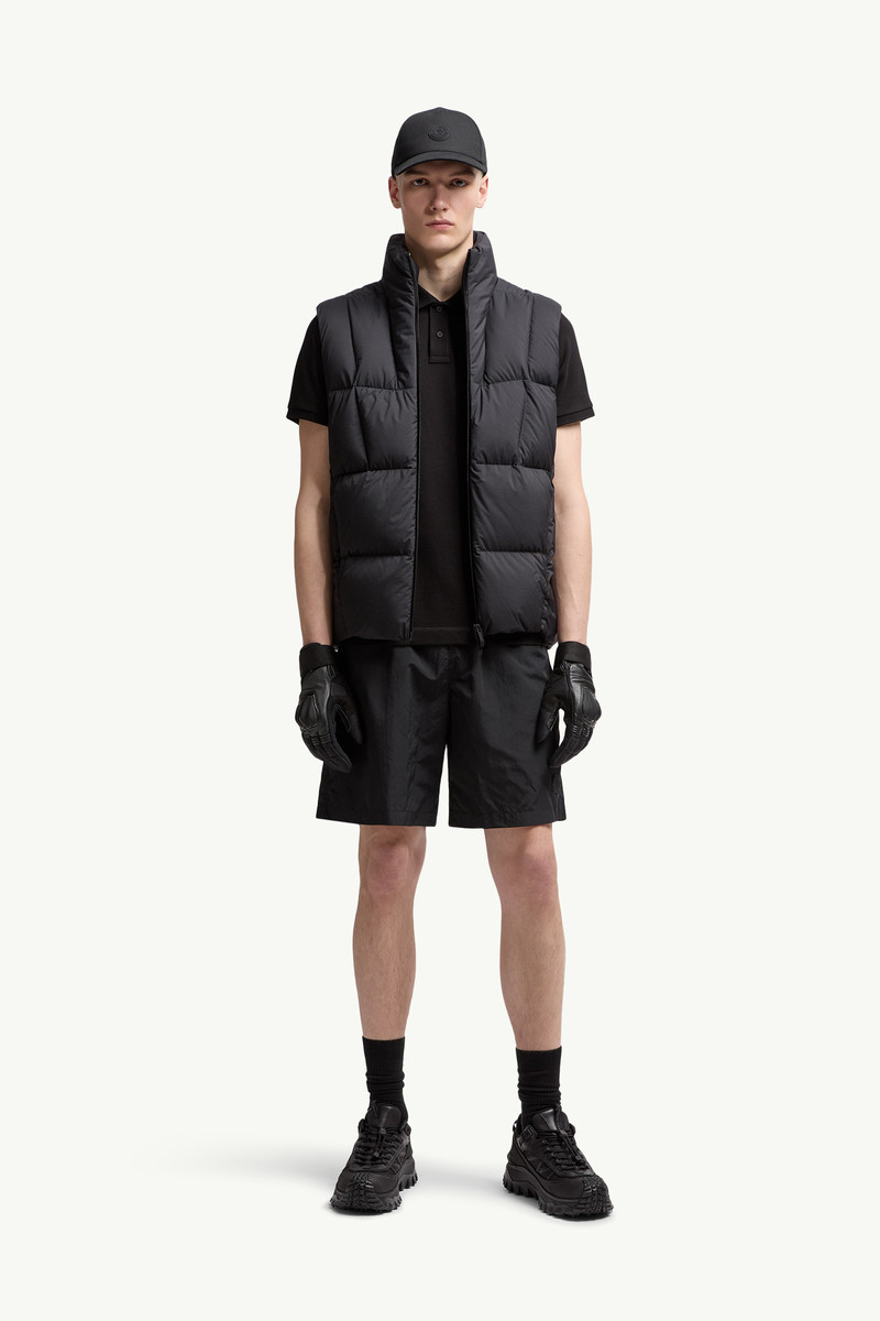 Moncler Logo Patch Cotton Piquet Polo Shirt outlook