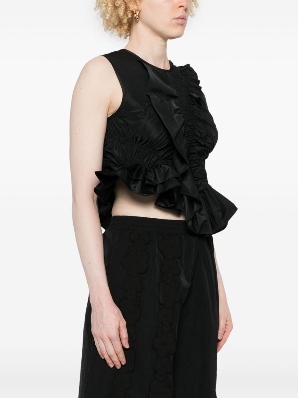 新品　CECILIE BAHNSEN TOPS AKIRA | TOP | DENIM OLIVE GREEN