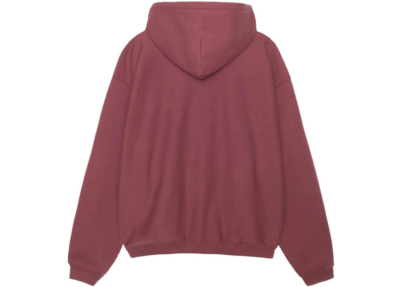 Stüssy Stussy 80 Relaxed Hoodie Oxblood outlook