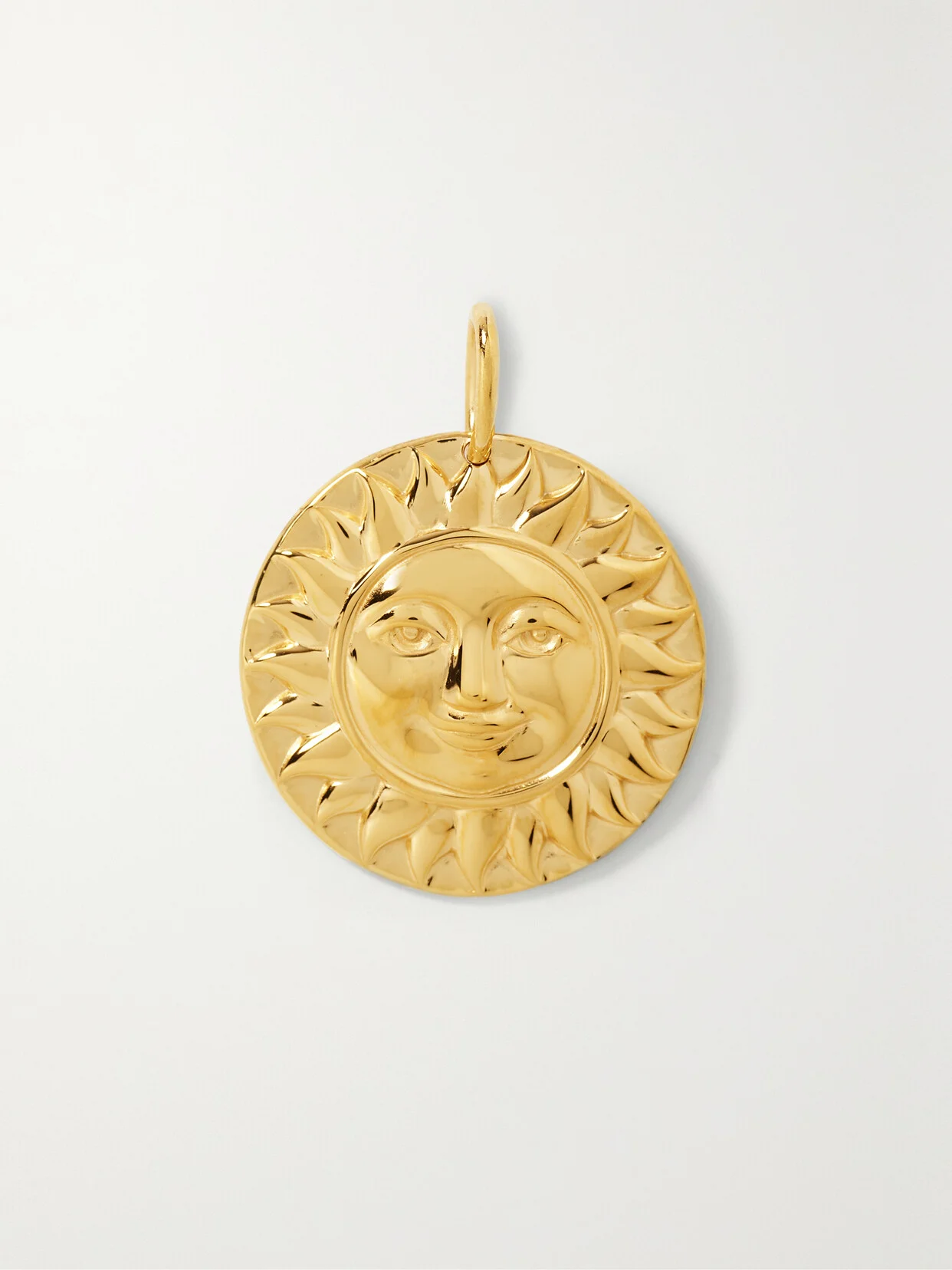 Soleil 18-karat Gold Emerald Pendant - 1