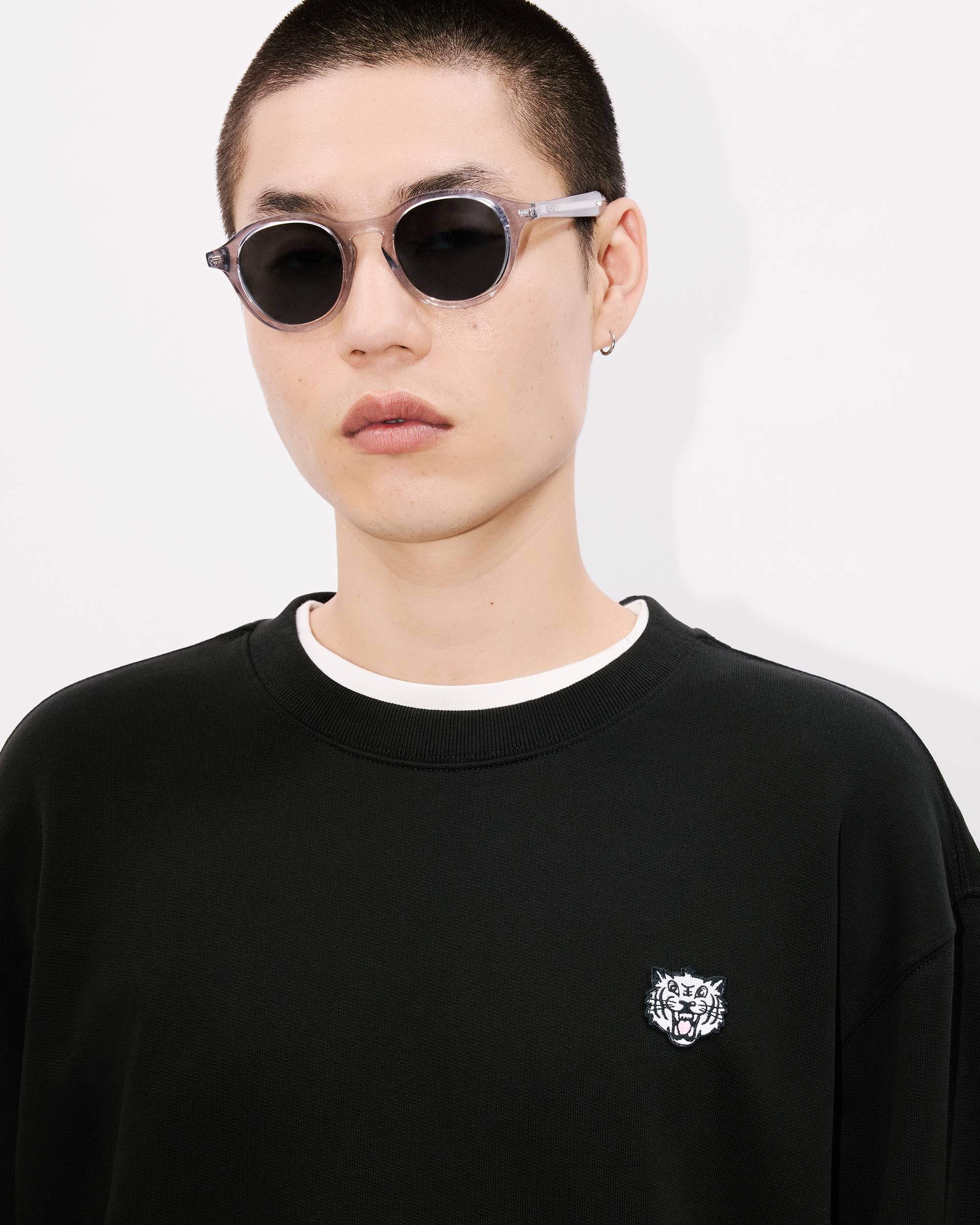 'KENZO Happy Tiger' embroidered sweatshirt in cotton - 6