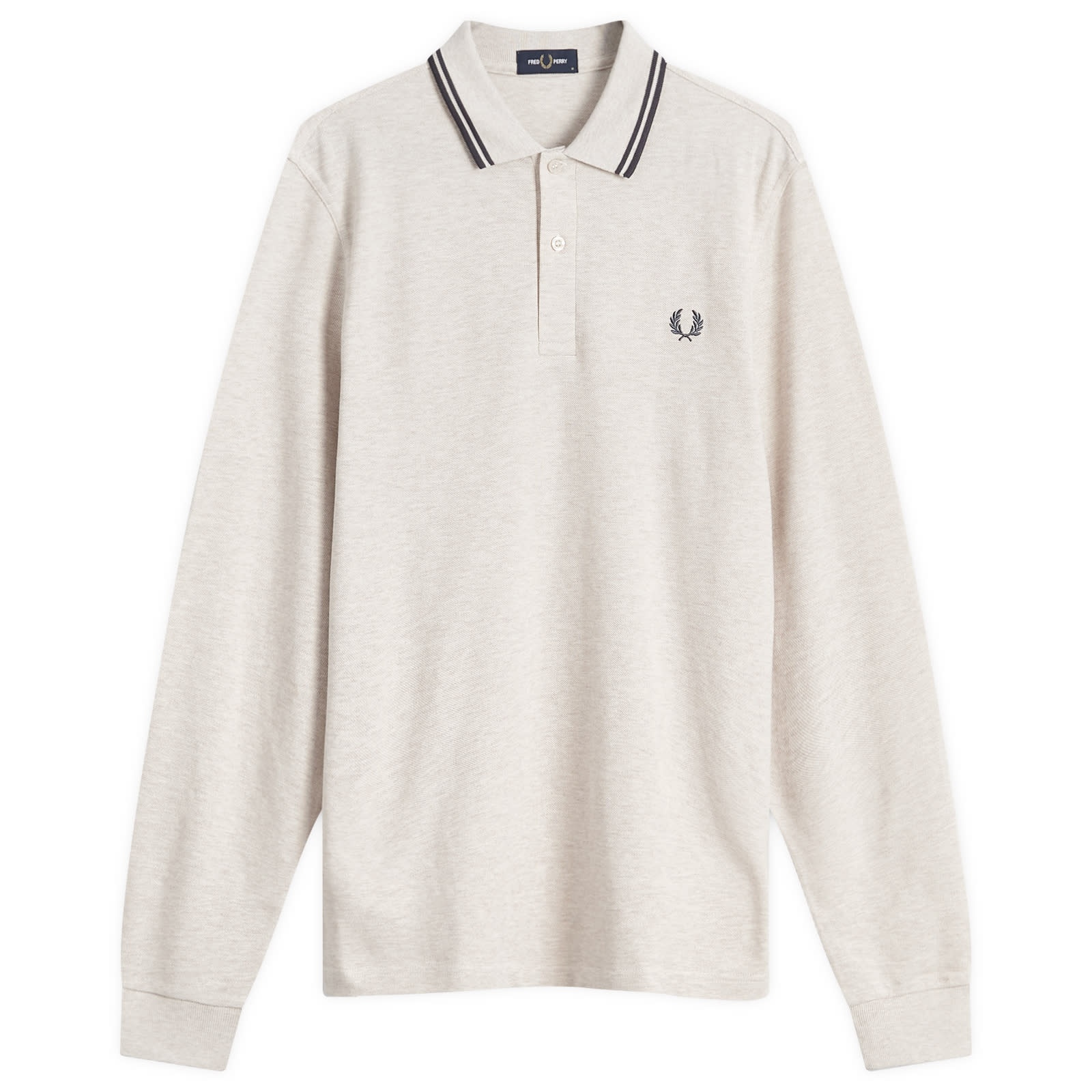 Fred Perry Long Sleeve Twin Tipped Polo - 1