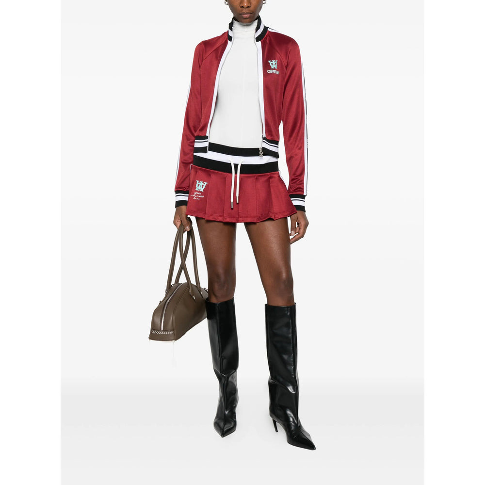 Off-White Red Skirts - Pleated Skirts Women - 4